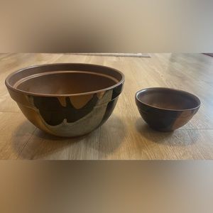 Treasure Craft Pottery Bowl Set
